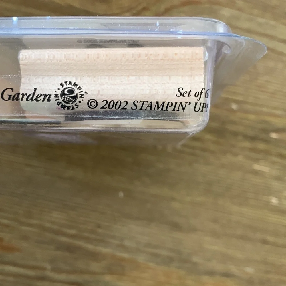 Stampin’ Up! Rubber Stamp Set Painted Garden Set of 6